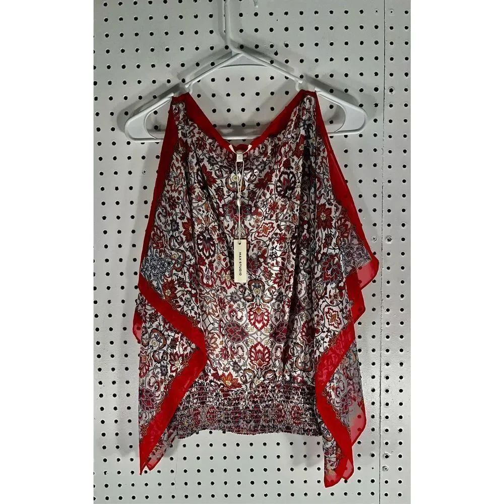 Max Studio smocked blouse
